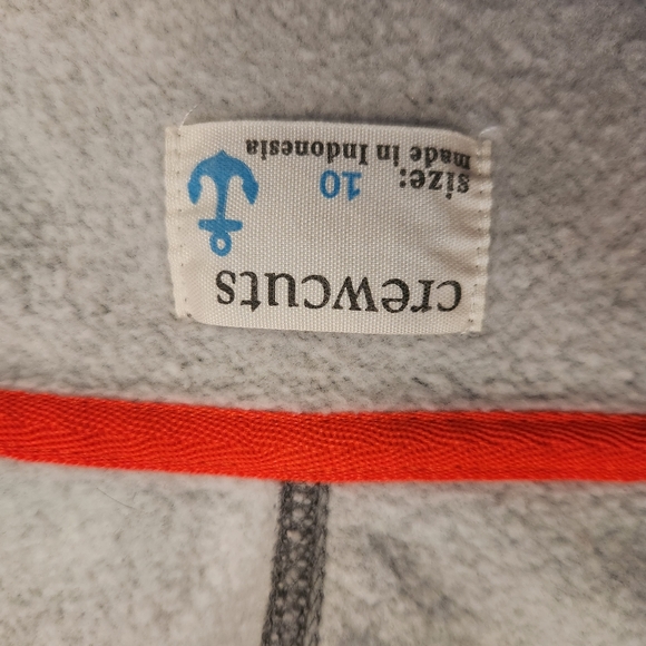 Crewcuts Kids' fleece full-zip hoodie in Gray Size 10 - Picture 2 of 2